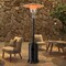 50000 BTU Stainless Steel Propane Outdoor Heater with Trip Over Protection and 2 Handles